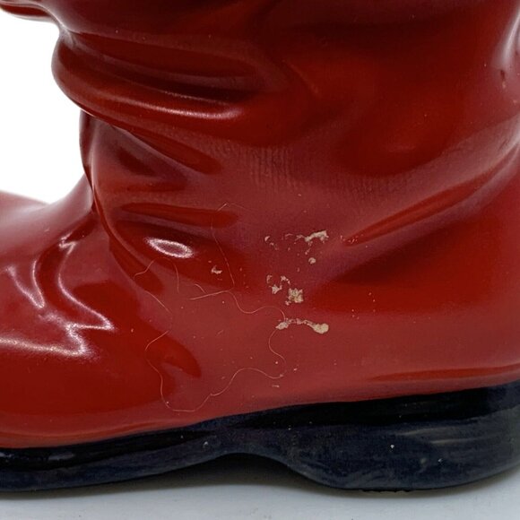 Goebel Hanging Santas Boot Porcelain Ornament Christmas Holiday 57 401 TMK 6 - Picture 4 of 8